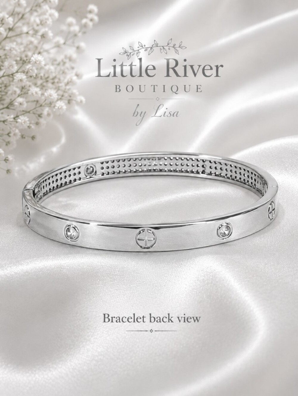 Gorgeous pave bracelet. 18cm